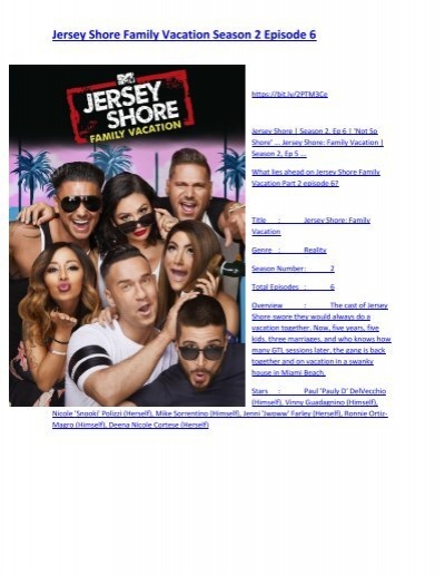 watch jersey shore family vacation season 2 episode 1 online free