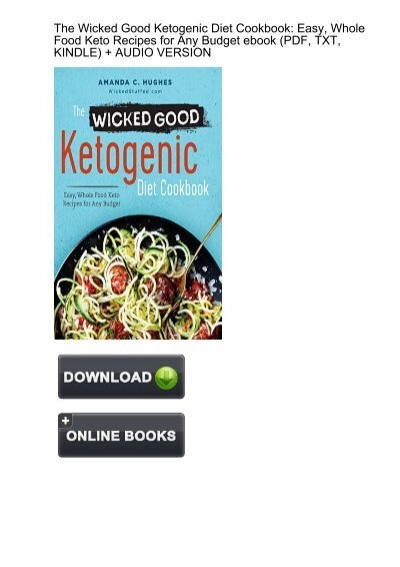 the wicked good ketogenic diet cookbook free download