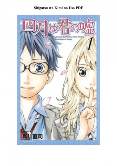 Shigatsu wa Kimi no Uso - Your Lie in April - Vol. 2 - ISBN:9784063713176